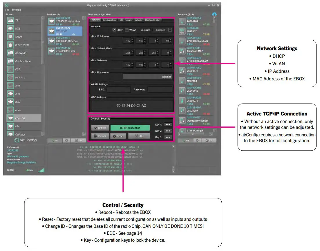 MAGNUM FIRST Mx-EBOX BACnet IP Gateway Instruction Manual - Configuration Process