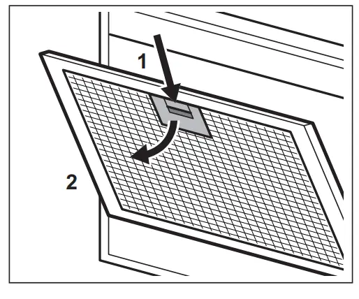 Electrolux LFP616X Series Cabinet Cooker Hoods -filter
