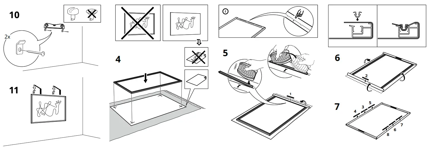 IKEA BJORKSTA Picture with Frame - fig 3