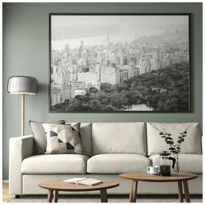 IKEA BJORKSTA Picture with Frame - fig