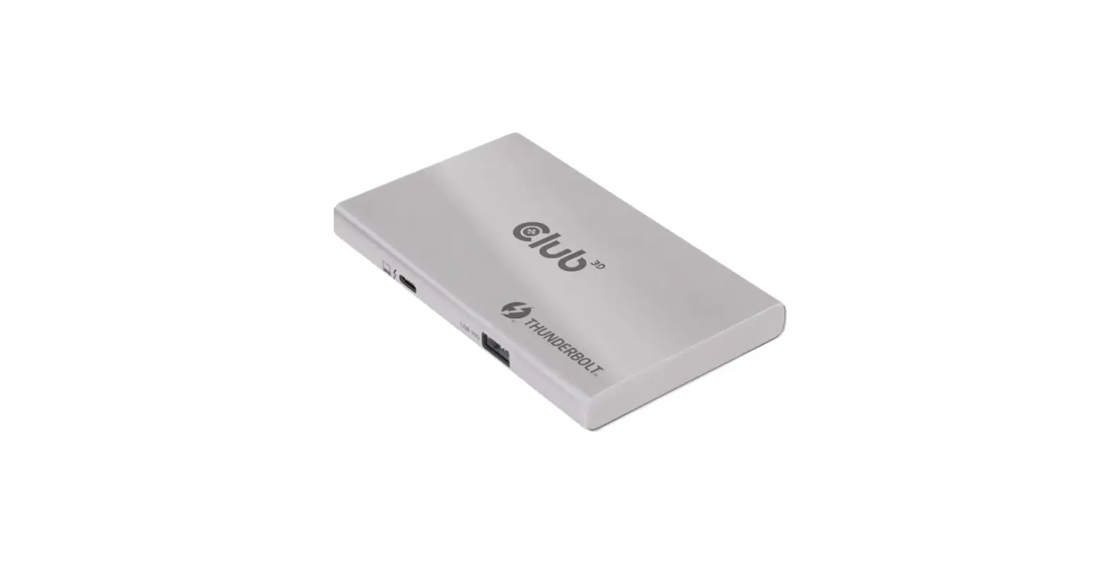 Club 3d Csv-1580 Thunderbolt 4 Portable 5 In 1 Hub With Smart Power Installation Guide