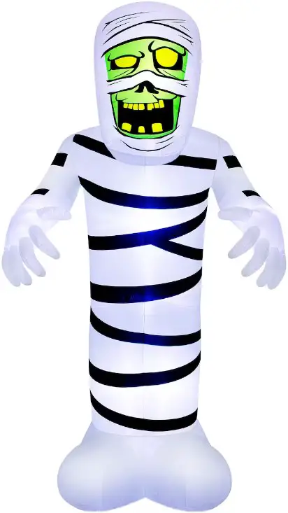 Airflowz OC-42223 Inflatable Flashing Lights Tombstone Scene