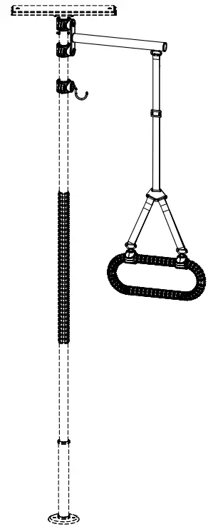 Hartmobility TSGA602 Titan Pole Accessory with SafetyGrip -