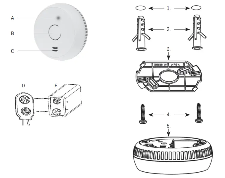 EMOS P56501 Smoke Detector