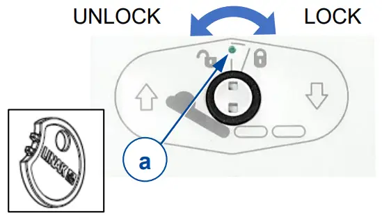 VERMEIREN 2023 05 Nursing Bed User - Lock function