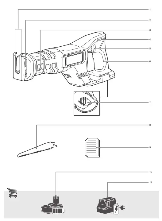 RYOBI RRS18 Reciprocating Saw - fig26