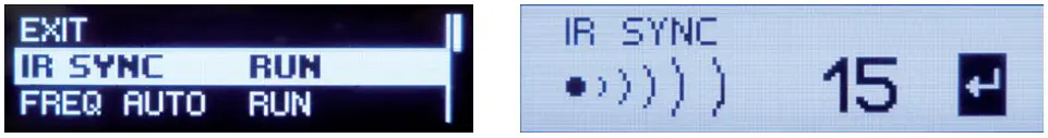 IR SYNC RUN