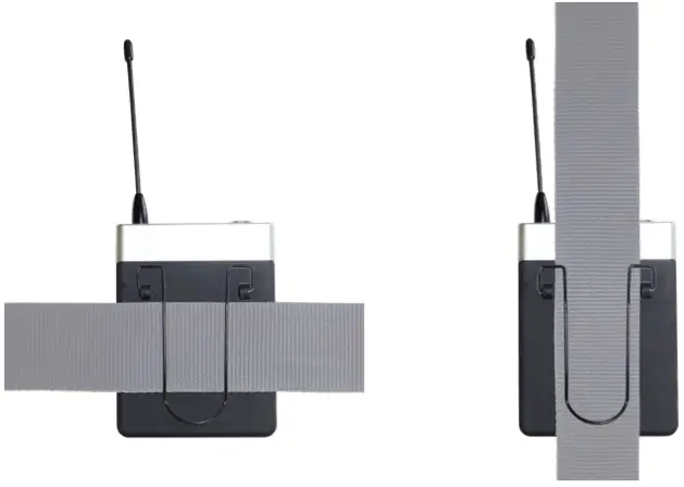 ATTACHING THE PACK TRANSMITTER