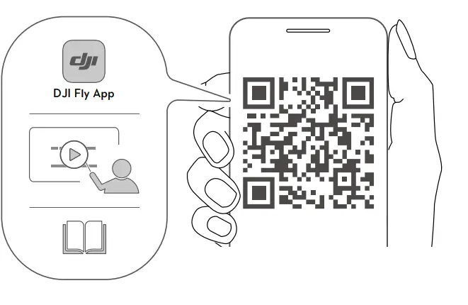 Goggles Integra and DJI Motion 2 - Qr code