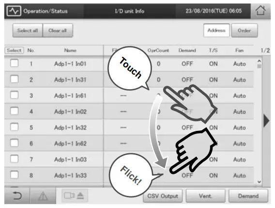 Panasonic CZ-256ESMC3 Touch Screen Controller - Flick