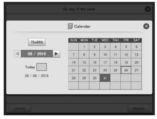 Panasonic CZ-256ESMC3 Touch Screen Controller - setting