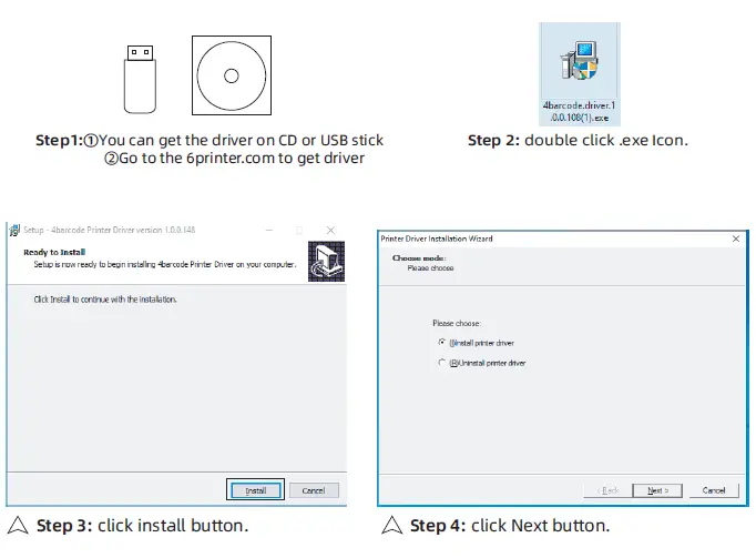 vretti 4BARCODE 4B-2054M Thermal Barcode Printer-fig-8