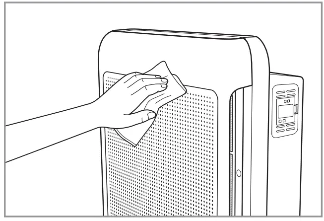 coway AP-1518R Airmega 200M Air Purifier - Cleaning 3