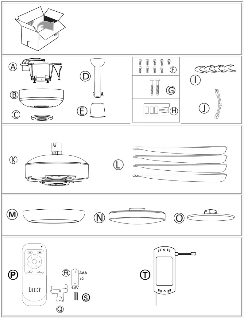 LUCCI Airfusion Slipstream Dc Ceiling Fan - fig