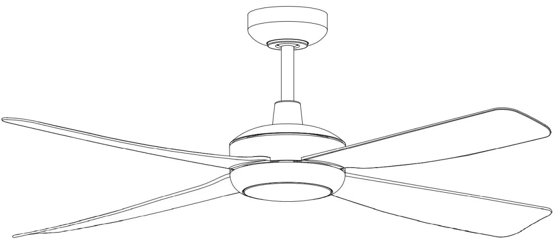 LUCCI Airfusion Slipstream Dc Ceiling Fan