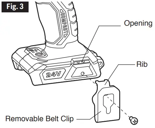 FLEX FX1331 24V Brushless Impact Driver - Fig. 3
