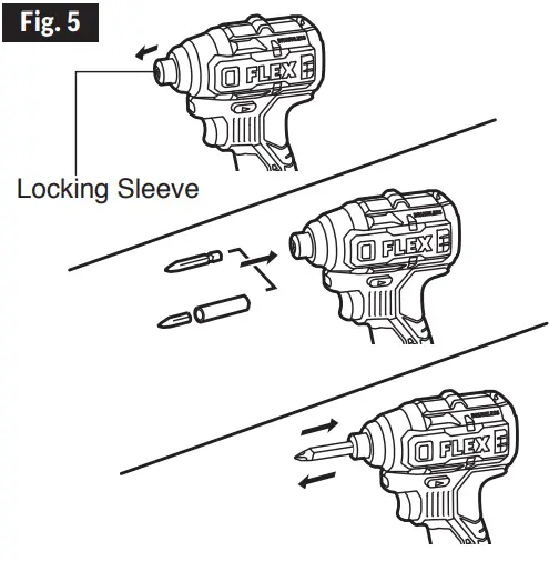 FLEX FX1331 24V Brushless Impact Driver - Fig. 5