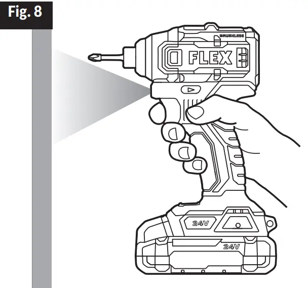 FLEX FX1331 24V Brushless Impact Driver - Fig. 8