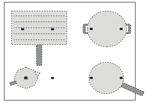 KitchenAid 32 Inch Stainless Steel Frame Induction Cooktop - ositioning for a number
