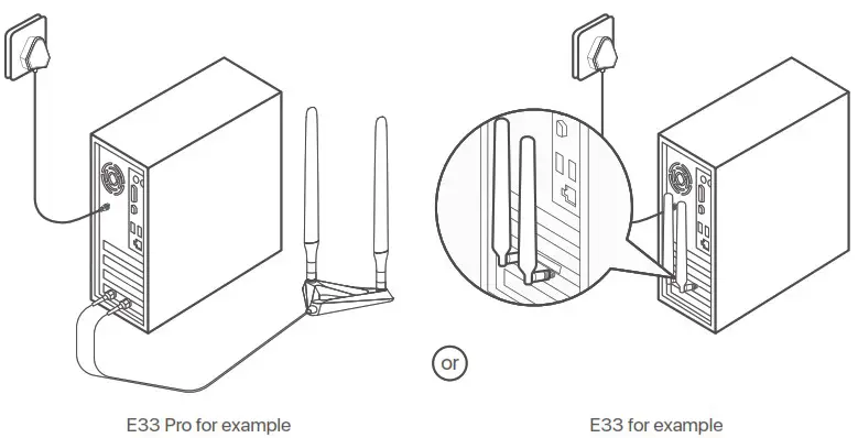 Tenda E30 Wireless PCI Express Adapter - Install the Wireless Adapter 5