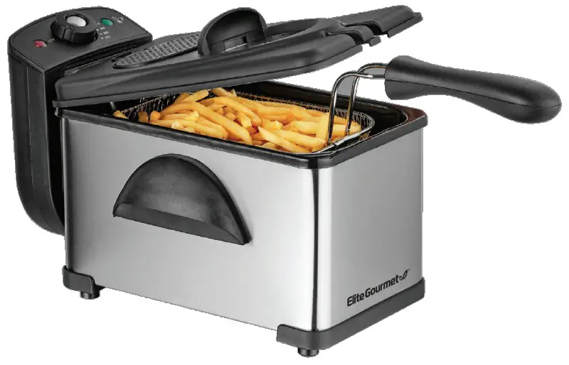 Elite Gourmet EDF2100 Stainless Steel Deep Fryer