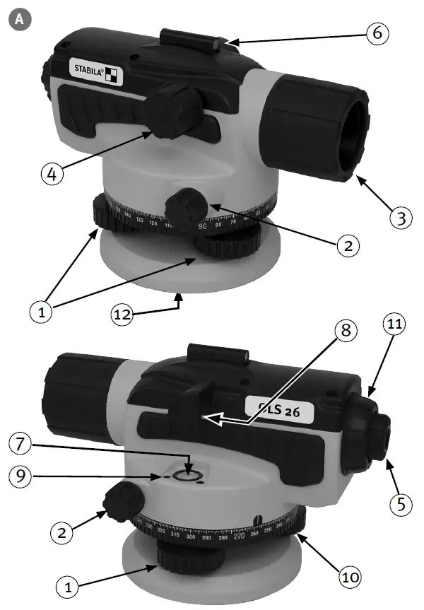 STABILA-OLS-26-Optical-Level-Measuring-Device-fig-2