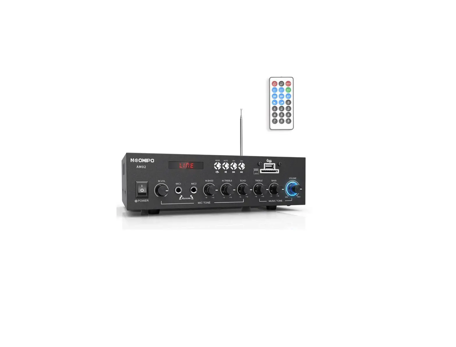 Neohipo Am02 300w Bluetooth Av Power Amplifier User Manual