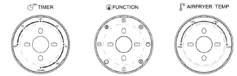 PowerPac PPAF535 Air Fryer Oven 2