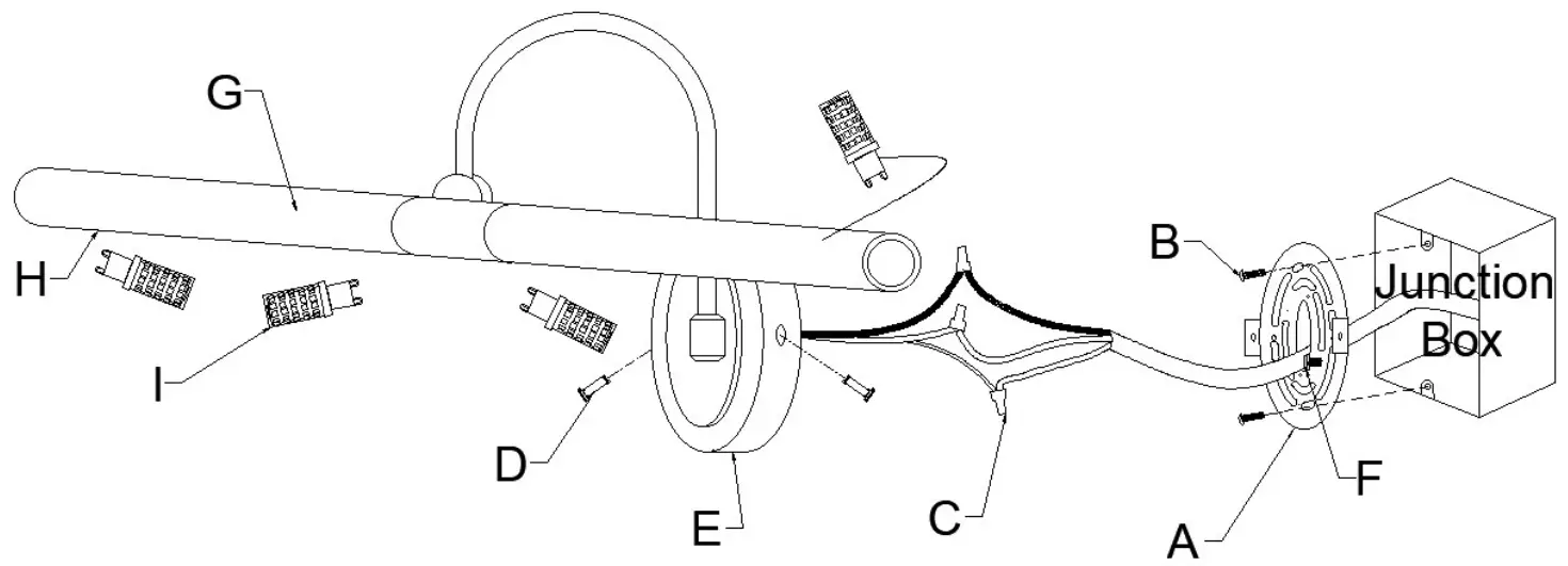 ETHAN ALLEN 09 8042 Fyn Minimalist Picture Light - FIGER