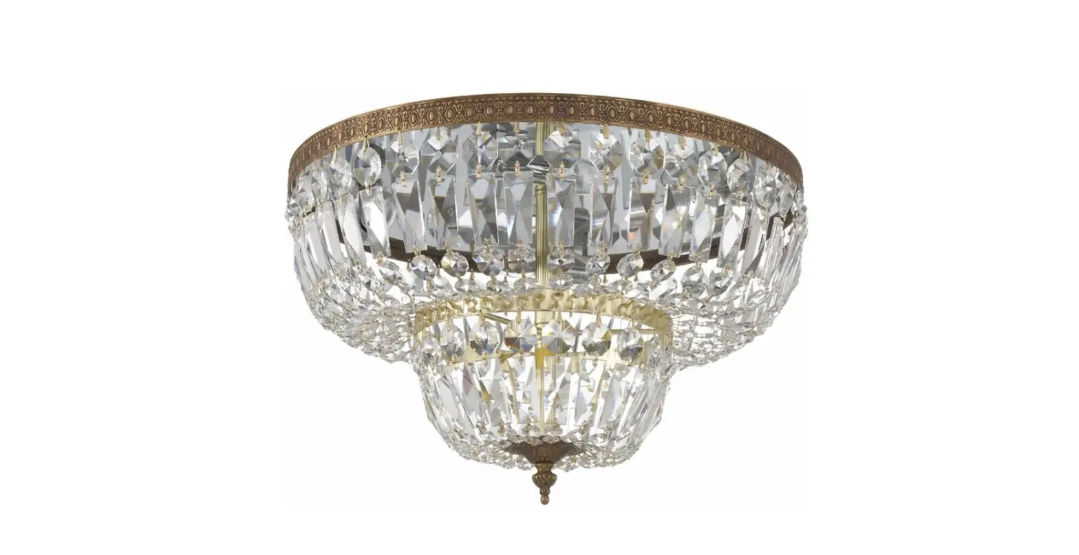 Crystorama 718-ob-cl-mwp Four Light Ceiling Mount Instruction Manual Crystorama 718-ob-cl-mwp Four Light Ceiling Mount Instruction Manual