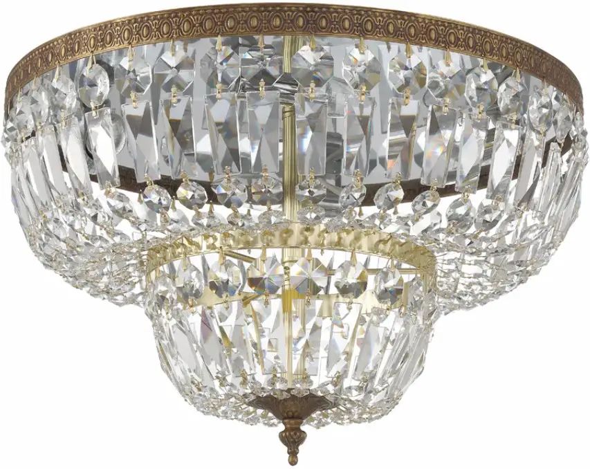 CRYSTORAMA 718-OB-CL-MWP Four Light Ceiling Mount