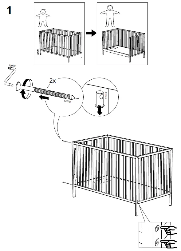 IKEA-SNIGLAR-Crib-Beech-fig-12