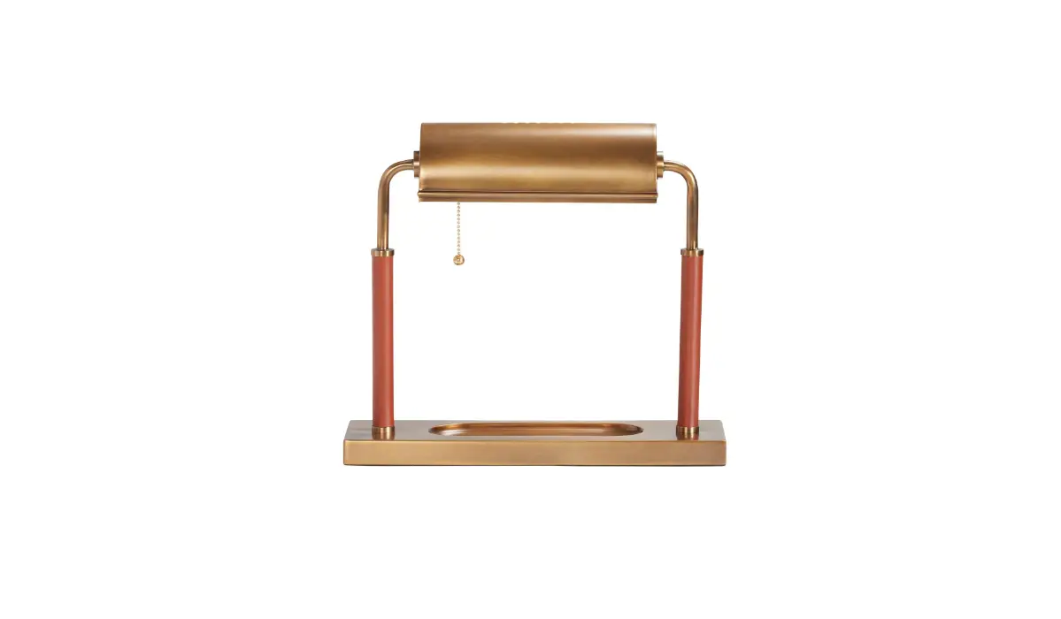 Ethan Allen 096093_brs Wesley Brass Banker's Lamp Instruction Manual