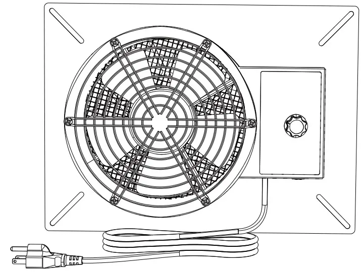 ABESTORM NeatyFresh 540 Crawlspace Ventilator Fan