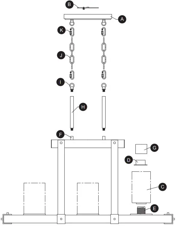 KICHLER 34752A 3-Light Island Pendant Light-fig1