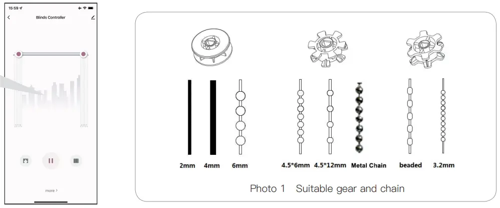 MOES WC YH LS Smart Bead Chain Blinds Motor - Discover 7