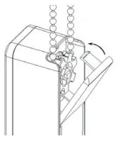 MOES WC YH LS Smart Bead Chain Blinds Motor - Mounting 3