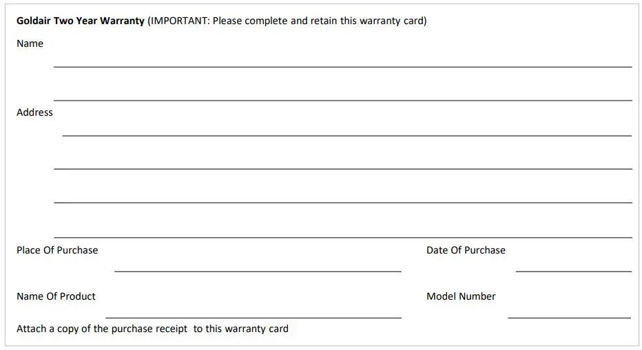 Goldair GCT315 2000W Ceramic Tower Heater with WiFi Smart Home - Warranty