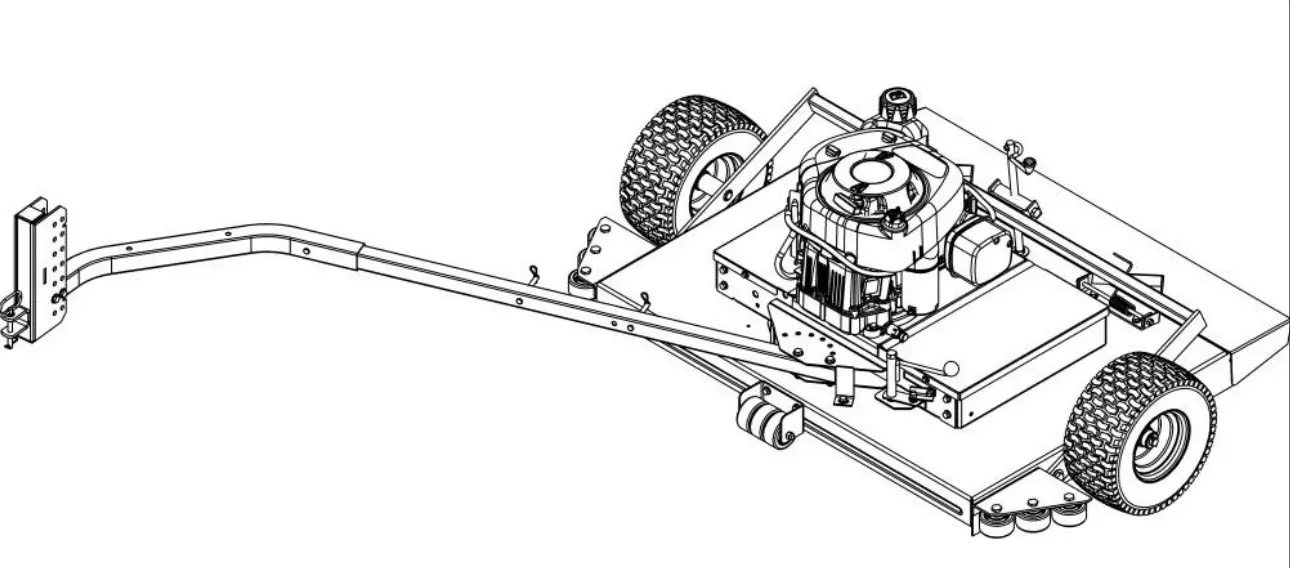 Swisher FC11544BS Finish Cut Tow-behind Trail Mower