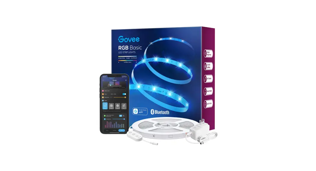 Govee B09b75whsy 25ft Led Strip Lights User Manual