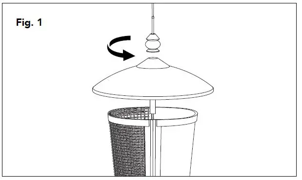 BLISS BBF-131 2-In-1 Bird Feeder Instructions-fidg-1
