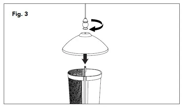 BLISS BBF-131 2-In-1 Bird Feeder Instructions-fidg-2