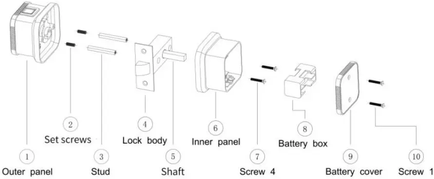 Zhongshan Veerman Intelligent Technology Co LTD B3 Smart Lock-fig5