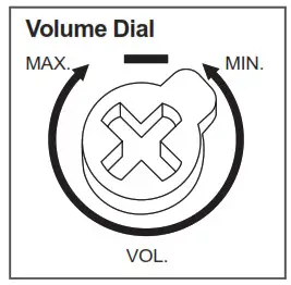 QLIGHT SEN25 General Electric Horn - Volume Adjustment