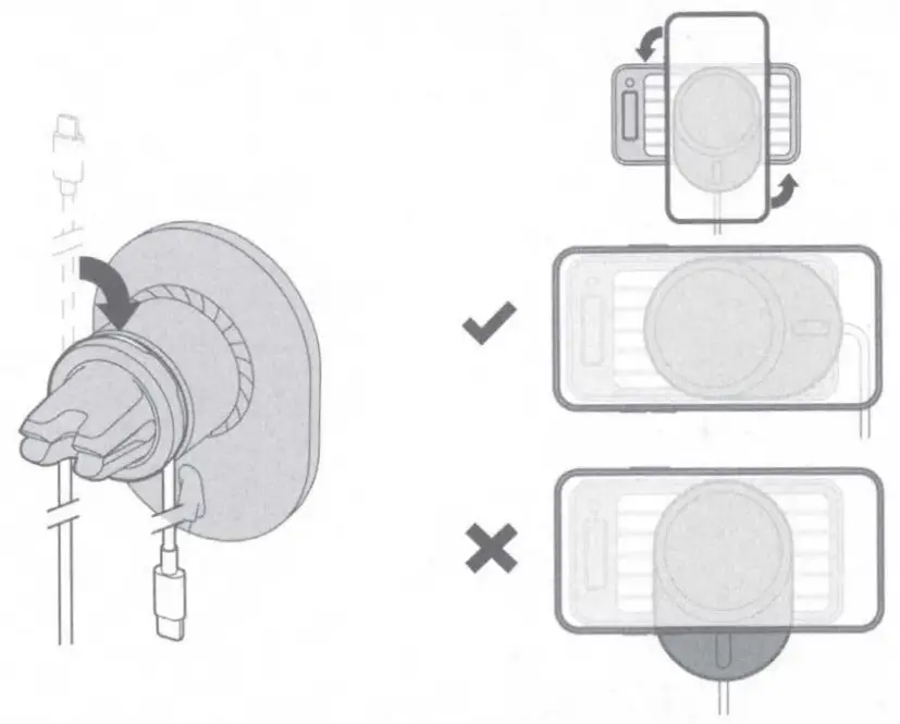 belkin WIC008 Boost Charge Pro Wireless Car Charger - parts1