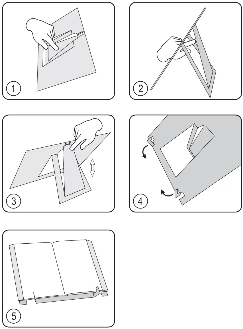 standivarius Setting Up Libro B Book Holder - set up