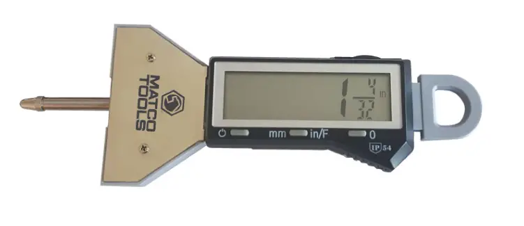 Matco Tools Dttdg402a Digital Tire Tread Depth Gauge Instructions