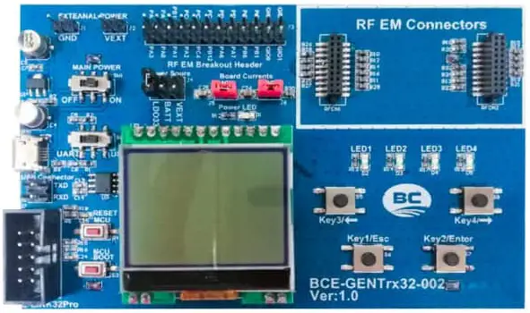 HOLTEK Bestcomm RFs BCE-GENTrxN-00z Development Board