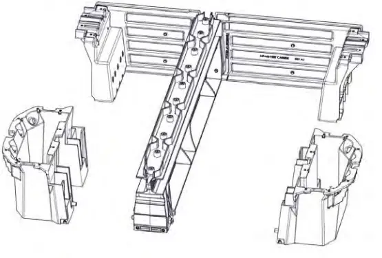 DECKED MH1 Colorado Crew or D Max Crew Bed Storage Drawer System - ASSEMBLY2