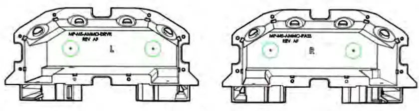 DECKED MH1 Colorado Crew or D Max Crew Bed Storage Drawer System - DRAIN HOLES